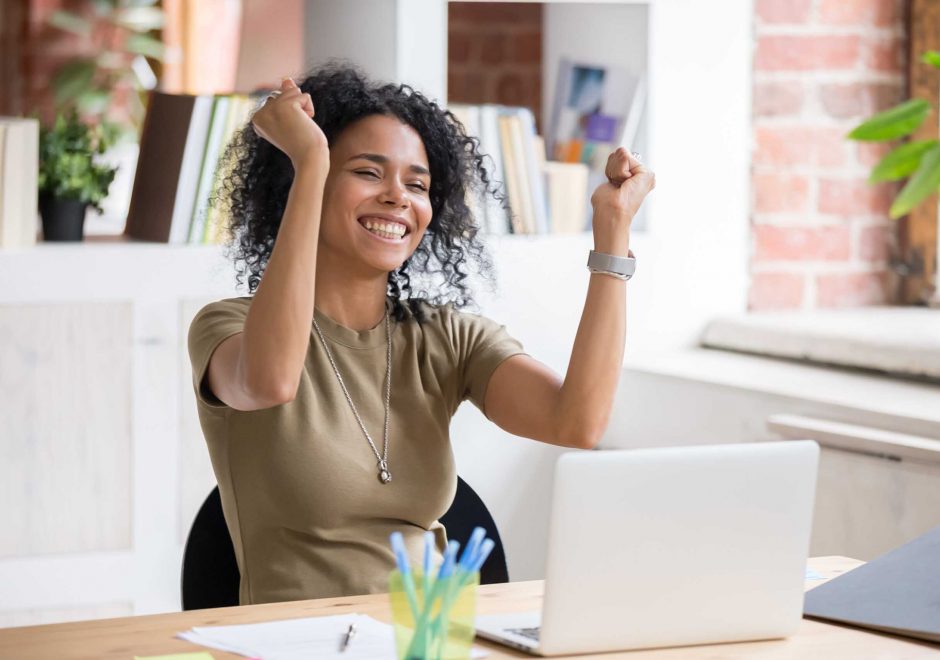 african female office